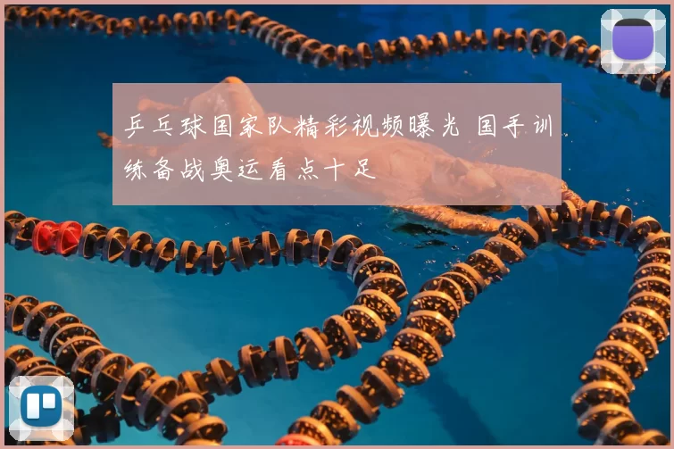 乒乓球国家队精彩视频曝光 国手训练备战奥运看点十足